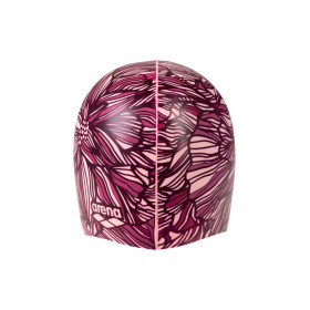 Edition "Octobre Rose " ARENA Print 2 Shocking Pink  - bonnet de bain piscine