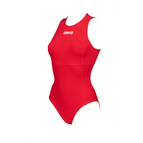 Maillot Water Polo Femme ARENA  Rouge TEAM SWIMSUIT WATERPOLO SOLID