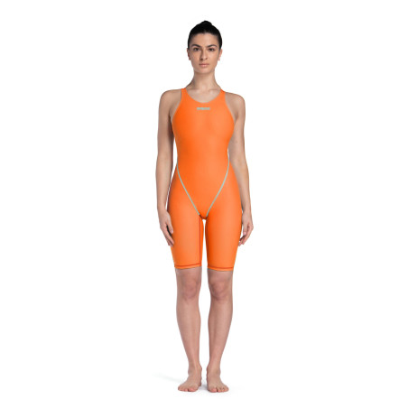 ARENA Powerskin ST NEXT Orange Teal (Edition Limitée) - Dos Ouvert - Combinaison Femme Natation | Les4Nages