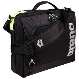 ARENA FAST Coach Bag - Black Fluo Yellow Silver 