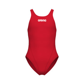 Arena Girls (6-14 ans) Team Swimsuit SOLID Swim Tech - Red- Maillot Fille Natation