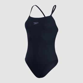 SPEEDO Eco Endurance+  Thin Strap Navy - Maillot de Bain Femme 1 piece