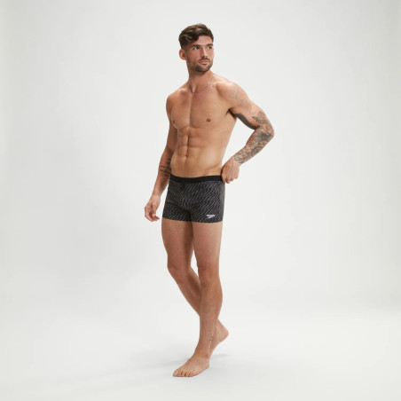 SPEEDO Valmiltion Aquashort Black Grey - Boxer homme natation | Les4Nages