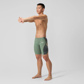 SPEEDO FastSkin LZR PURE INTENT 2.0 JAMMER - Green Orange - Jammer Natation Competition Homme