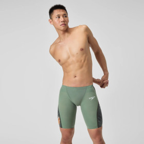 SPEEDO FastSkin LZR PURE INTENT 2.0 JAMMER - Green Orange - Jammer Natation Competition Homme