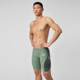 SPEEDO FastSkin LZR PURE INTENT 2.0 JAMMER - Green Orange - Jammer Natation Competition Homme