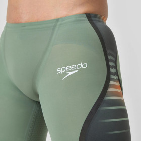 SPEEDO FastSkin LZR PURE INTENT 2.0 JAMMER - Green Orange - Jammer Natation Competition Homme