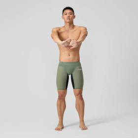 SPEEDO FastSkin LZR PURE VALOR 2.0 JAMMER - Green Black - Jammer Natation Competition Homme