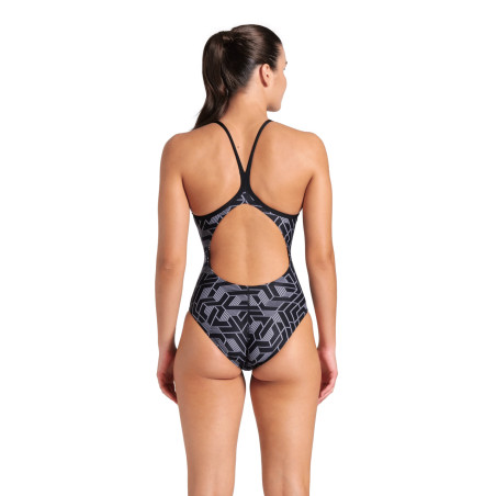 Arena ESCAPE Lightdrop Black Team Black - Maillot Natation Femme 1 piece | Les4Nages Arena ESCAPE Lightdrop Black Team Black - Maillot Natation Femme 1 piece | Les4Nages