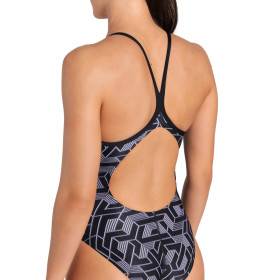 Arena ESCAPE Lightdrop Black Team Black - Maillot Natation Femme 1 piece