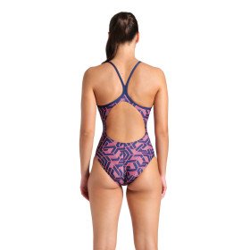 Arena ESCAPE  Lightdrop  Navy Team red white blue  - Maillot de bain femme