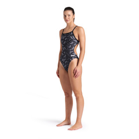 Arena ESCAPE  Challenge  Black Team Black   - Maillot de bain femme