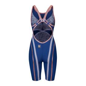 ARENA PRIMO Powerskin Openback (Dos ouvert) Navy Rose - Combinaison Natation Femme