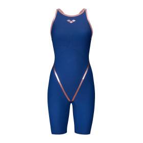 ARENA PRIMO Powerskin Openback (Dos ouvert) Navy Rose - Combinaison Natation Femme
