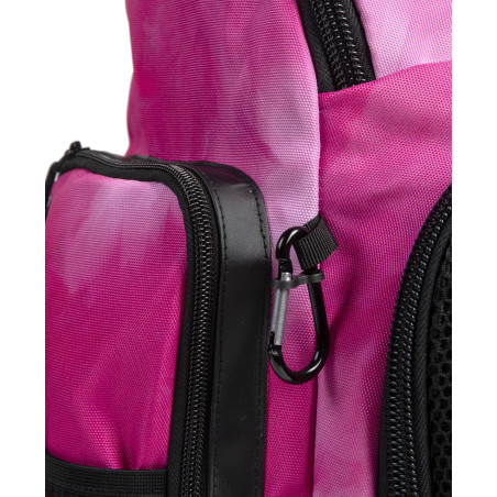 ARENA SPIKY 3 45L Allover Shocking Pink Multi - Sac à Dos Natation, Sport et Piscine | Les4Nages