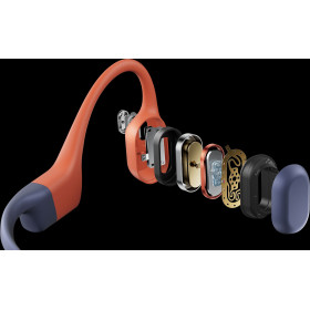 SHOKZ OPENSWIM PRO Rouge - Casque audio Bluetooth Natation , Eau Libre - EN STOCK