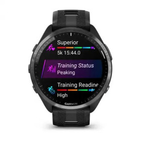 GARMIN 965 Forerunner Noire avec bracelet en silicone noir/gris - Montre GPS Running - EN STOCK