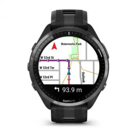 GARMIN 965 Forerunner Noire avec bracelet en silicone noir/gris - Montre GPS Running - EN STOCK