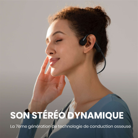 SHOKZ OPENMOVE Gris - Casque audio Bluetooth - EN STOCK | Les4Nages