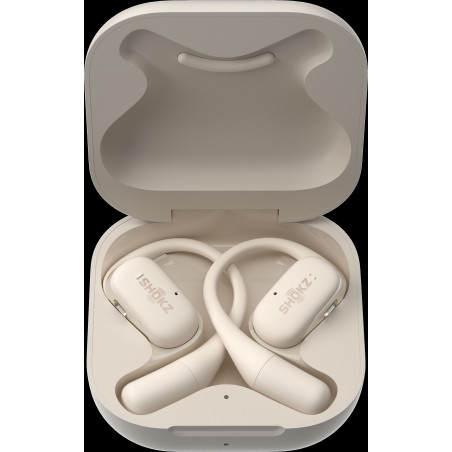 Ecouteurs Bluetooth SHOKZ OPENFIT Beige | Les4Nages