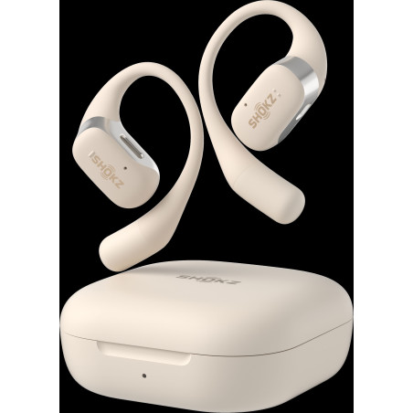 Ecouteurs Bluetooth SHOKZ OPENFIT Beige | Les4Nages