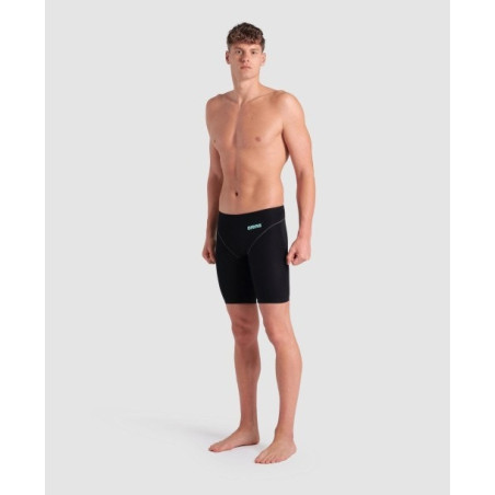 ARENA IMPULSO Powerskin - Black Teal- Jammer Natation Homme compétition | Les4Nages