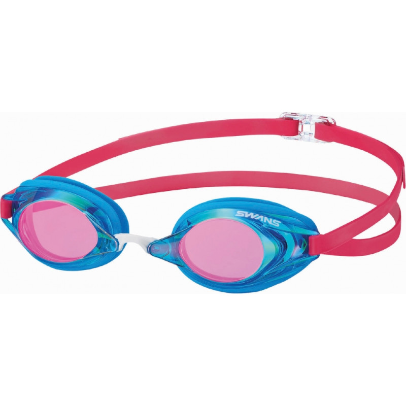 SWANS SR-2 Miroir Rose et Turquoise - Lunettes Natation | Les4Nages