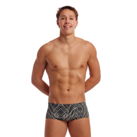 FUNKY TRUNKS Space Signals - Boxer Natation Homme | Les4Nages