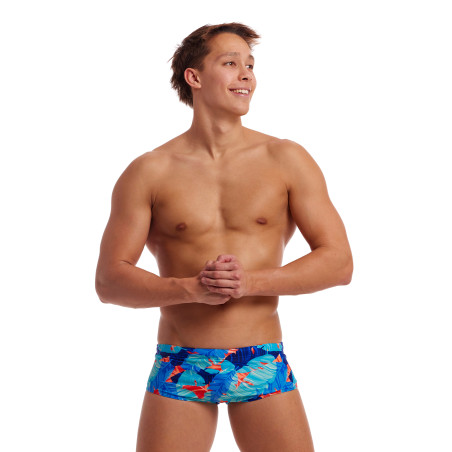 FUNKY TRUNKS Lotsa Leaves - Sidewinder Trunks Boxer | Les4Nages