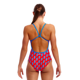 FUNKITA Hot Volt Single Strap - Maillot Femme 1 piece