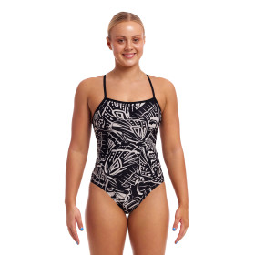 FUNKITA Night Flyer Single Strap - Maillot Femme 1 piece