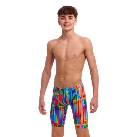 FUNKY TRUNKS (8-12 ans) The Glitch - Jammer Garçon Natation | Les4Nages