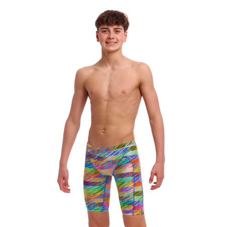 FUNKY TRUNKS (8-12 ans) Static Stack - Jammer Garçon Natation | Les4Nages