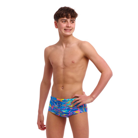 FUNKY TRUNKS (8-12 ans) Stir Crazy - Sidewinder Boxer Garçon | Les4Nages