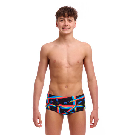 FUNKY TRUNKS (8-12 ans) Pocket Rocket - Sidewinder Boxer Garçon | Les4Nages