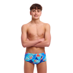 FUNKY TRUNKS (8-12 ans) Lotsa Leaves - Sidewinder  Boxer Garçon