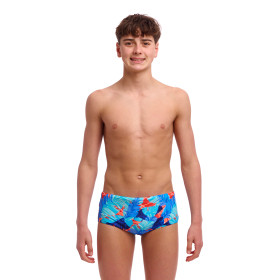 FUNKY TRUNKS (8-12 ans) Lotsa Leaves - Sidewinder  Boxer Garçon