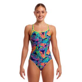 Maillot Menstruel Natation FUNKITA Leaving Today Diamond Secure - Maillot Femme 1 piece