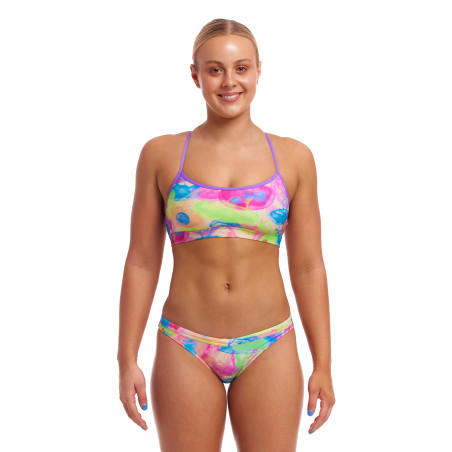 FUNKITA Sweet Sting Hipster & Swim crop Top - Maillot 2 pieces | Les4Nages