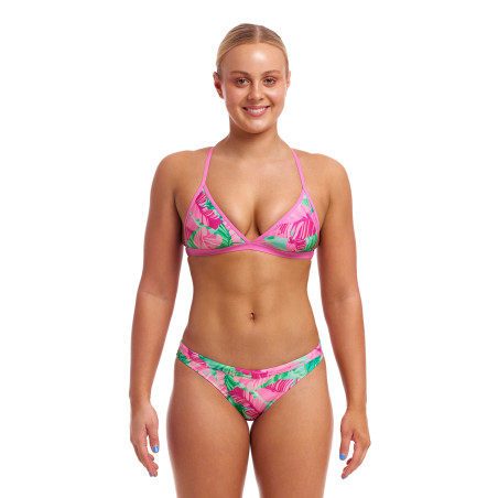 FUNKITA Tropic Palm Hipster & Tri Top - Maillot 2 pieces | Les4Nages