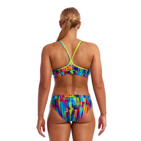 FUNKITA The Glitch Sports - Maillot 2 pieces | Les4Nages