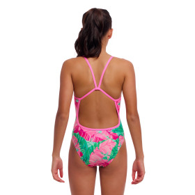 FUNKITA (6-14ans) Tropic Palm - Maillot Fille 1 piece