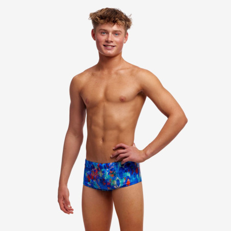 FUNKY TRUNKS (8-12 ans) Paint Press - Sidewinder Boxer Garçon | Les4Nages