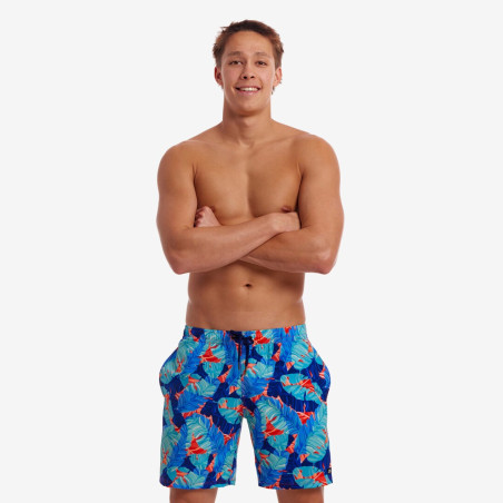 FUNKY TRUNKS Lotsa Leaves Long Johnny Short - Boardshort long | Les4Nages