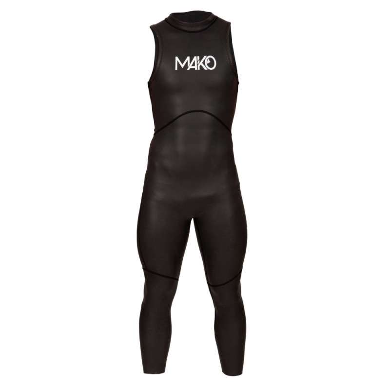Mako NeoSwim Sleeveless Homme - Combinaison Triathlon Néoprène sans manches Homme | Les4Nages