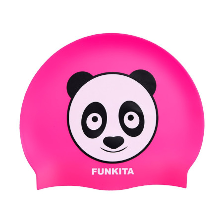 FUNKITA Hey Panda - bonnet de bain fantaisie natation silicone | Les4Nages