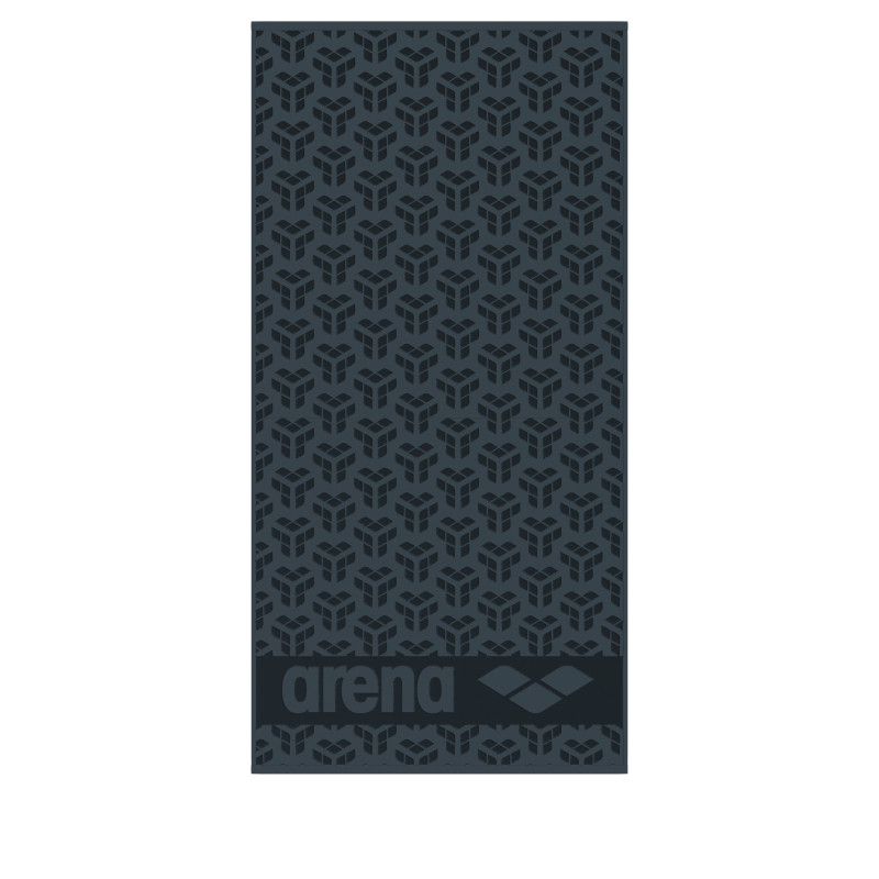 Serviette Arena Monogram Towel Asphalt | Les4Nages