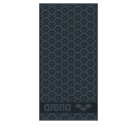 Serviette Arena Monogram Towel Asphalt | Les4Nages