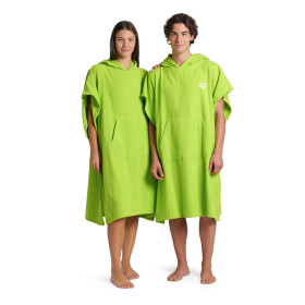 Poncho Mixte ARENA COTTON PONCHO Artic Lime White