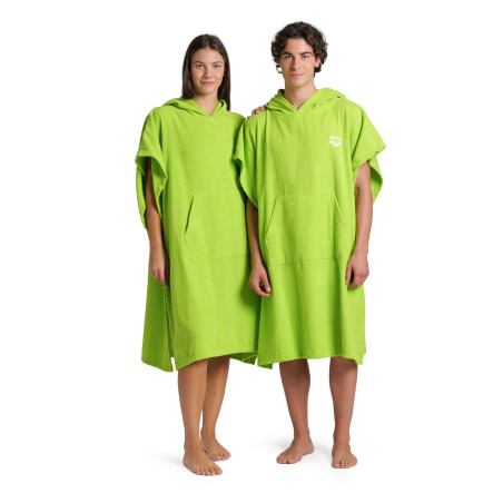 Poncho Mixte ARENA COTTON PONCHO Artic Lime White | Les4Nages